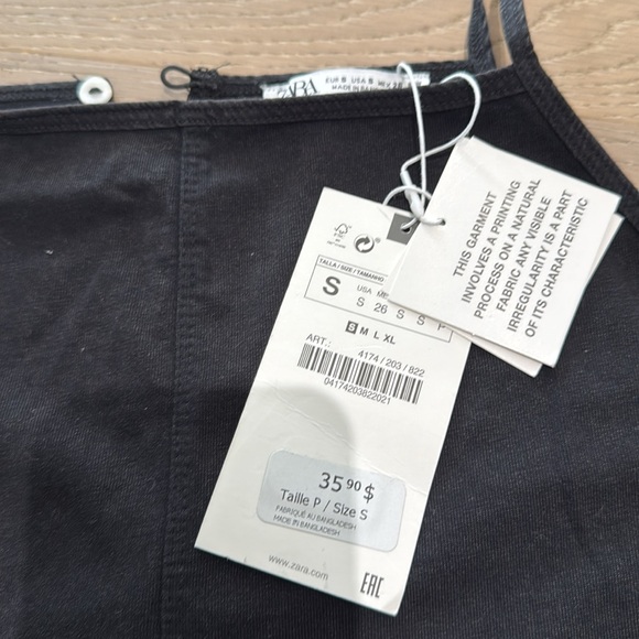 Zara women’s jumpsuit shorts size S BNWT - Picture 2 of 4